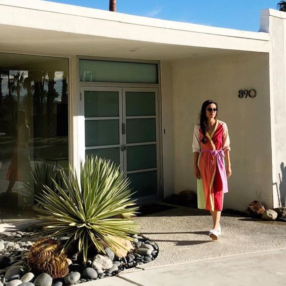 RHODE RESORT JAGGER SILK WRAP DRESS - Picture 4 of 15